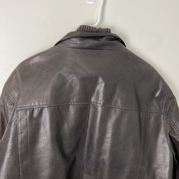 Danier Leather Boyfriend Oversized Biker Outerwear Jacket Size XL - Picture 8 of 13
